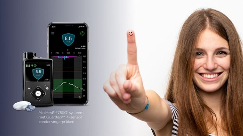 Eerste ervaringen MiniMed™ 780G-systeem met de nieuwe Guardian™ 4-sensor zonder vingerprikken