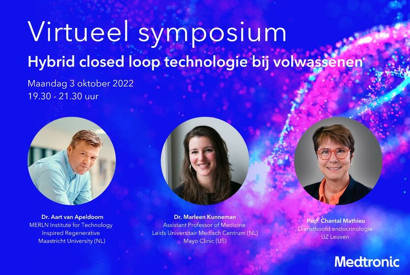 Virtueel symposium Hybrid Closed Loop technologie bij volwassenenVirtueel symposium Hybrid Closed Loop technologie bij volwassenen