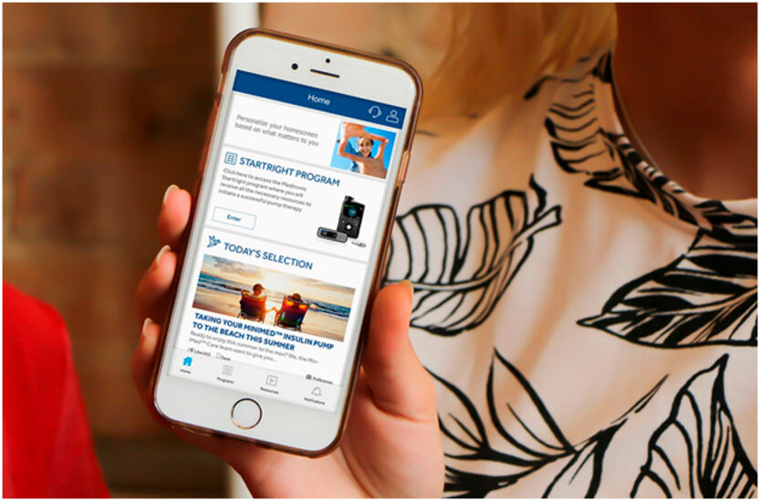 Nieuw: de Medtronic WeCare-app